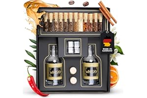 ‎AMARI AMARI ® DIY Whisky Set - zum Selber Machen, Geschenkset inkl. Zubehör - Perfekt für zu Hause oder als Geschenk, Whiskey Tasting Geschenkbox - Geschenke do it Yourself, Baukasten für Whiskyliebhaber