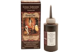 HENNE COLOR Henné Color: Brown (braun) Henna - Tönungscreme (90 ml)