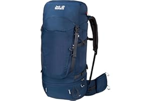 Jack Wolfskin Highland Trail 55 Hommes Sac à Dos de Trekking Mixte, Thunder Blue, Taille Unique