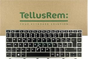 TELLUSREM ersatztastatur Italienisch Hintergrundbeleuchtung für HP 840 G5, 840 G6, 745 G5, 745 G6, ZBook 14u G5, 14u G6