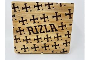 SUTUS OFFICIAL RIZLA WOODEN STORAGE BOX WITH ROLLING PLATFORM