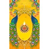 S2S Backdrop Peackok Yellow Traditional Background Curt...