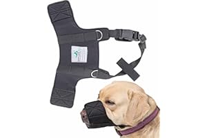 NATURE PET Bozal Blando de Neopreno/bozal de Cierre rápido - L