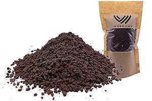WYSKONT Pietre Vulcaniche 1 Liter 3-5 mm - Substrato per Acquari - Pacciame Lavico - Decorazione per Acquari - Decorazione per Terrari - Pietre per acquari - Ghiaia per Acquari - Ghiaia Ornamentale