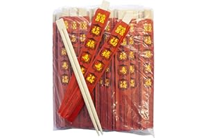 MINGCHENCN Hexiang Bacchette di bambù rosse (23cm) - 1 X 50 PCS