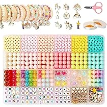 Kit Perline Per Braccialetti Fai Da Te - 11788 Pezzi Con Ciondoli E Accessori - Foto 10