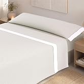 Victorio &amp; Lucchino Summer Printed Sheet Set 100% Cotton Percale (Bed 150 cm (1 Pillow), Analia - Beige)