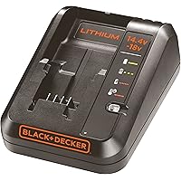 Black+Decker Multivolt-Schnellladegerät (für 14,4V Li-Ionen, 1Ah und 18V, 1Ah Akkus, Bestandteil des 18V Systems, 4…