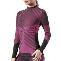 Tuta Termica Donna Risalti Energy - Maglia E Calzamaglia Seamless Termoregolante, Con Scaldacollo Omaggio, Made In Italy