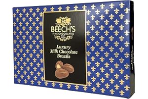 BEECH'S FINE CHOCOLATE Beech's Luxury Milk Chocolate Brazils 145 g, Pack of 2