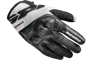 Spidi, Flash-R Evo Lady, Gants Moto Femme, Protecteurs et Résistants, Gants Moto Été Imperméables et Antidérapants, avec Compatibilité Tactile, Poids Moyen 0,1 kg