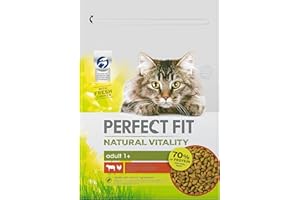 Perfect Fit Natural Vitality Sucha karma dla kotów z wołowiną i kurczakiem 2,4 kg