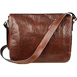 Time Resistance Sacoche Homme - Borsello in Pelle a Tracolla Uomo