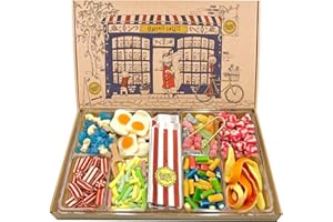 Heavenly Sweets | Großer Süßigkeiten Box | Süßigkeitenmischungen | Premium Gelee Süssigkeiten Geschenk 1,2 kg naschbox | Geburtstag Vatertag Muttertag Ostern