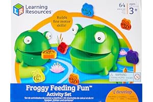 Learning Resources Froggy Feeding Fun Dzialalnosc 65-Kawałek Zestaw