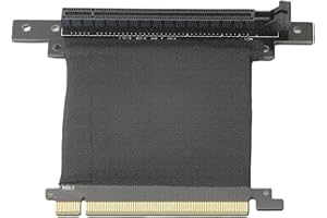 GINTOOYUN Pci-E 16x Riser Card, PCI Express 3.0 16X Cavo di prolunga 90 gradi ad alta velocità Riser Card -70 mm