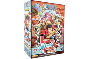 KESS One Piece: Luffy’s Bento Panic Game for Players Ages 10 & Up, Playtime 30 Mins, Anime, Quick to Learn, Feasting Fun: Lunch is Served, with a Side of Panic