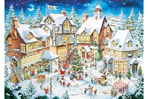 RAVENSBURGER Erwachsenenpuzzle 1000 Teile - Weihnachtsdorf
