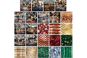 MTBRICEY 48 Hojas Papel Scrapbooking de Navidad Papel Decorados para Álbumes de Recortes 24 Diseños Papel de Navideño,6"X6" Festival Papel Decorativo para Hacer Tarjetas Materiales Scrapbooking DIY Decoupage