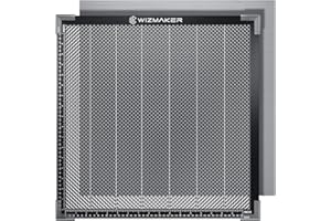 WIZMAKER Honeycomb Wabentisch, 500X500mm Wabentisch Laser mit Aluminiumplatte für die meisten Laser Graviermaschine, Laser Honeycomb Arbeitstisch für Verschiedenen Graviermaschinen