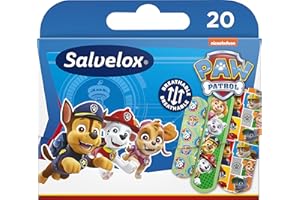 Salvelox ® Lot de 20 Bandes patrouilles pour Enfants Souples, durables, Respirantes et résistantes à l'eau et à la Transpiration