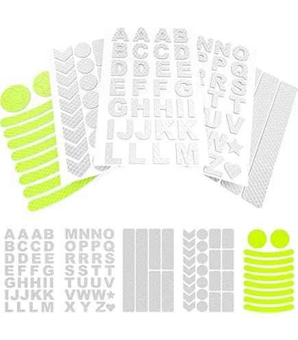 20 Reflektor Aufkleber Rund - Selbstklebend Für Mehr Sichtbarkeit Im Dunkeln