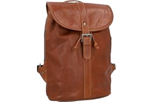 Gusti Plecak skórzany, jasnobrązowy, Normal, Sznurek