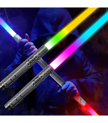 MplehDa Lichtschwert für Kinder und Erwachsene, 7 Farben Star Wars