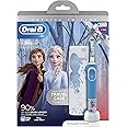 Oral-B Kids Rechargeable Electric Toothbrush, 1 x Toothbrush Handle with Disney Frozen 2 Characters, 1 x Travel Case, Ages 3+