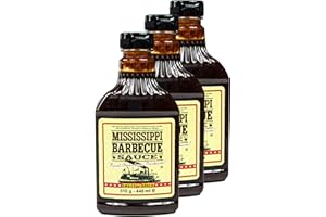 Mississippi BBQ-Sauce Sweet'n Spicy, 3er Pack (3 x 510 g)