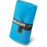 Head Active &ndash; Microfibre Towel with Elastic, Bath Towel, Ideal as Gym Towel and Large Beach Towel, 180 x 90 cm, Quick Drying,