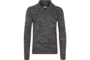 !Solid SDPhil Herren Pullover Strickpullover Grobstrick Pullover mit Schalkragen