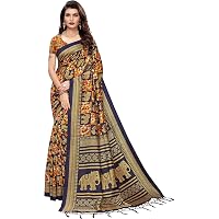 ANNI DESIGNER Silk with Blouse Piece Saree