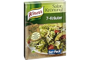 Knorr - Salatkrönung 7-Kräuter Vinaigrette 7-Herbes 5 Packs of 5 sachets