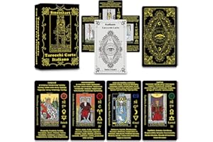 Smoostart Tarocchi Carte Italiano Per Principianti Con Significato, Tarocchi Con Guida Per Principianti, Parole Chiave, Elemento, Pianeta, Zodiaco, Chakra, Sì O No, Tono Musicale, Numerologia