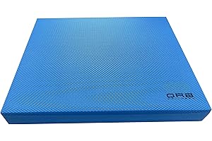 OR8 Wellness Balance Mat Non-Slip Balance Pad Trainer for Physical Therapy, Stability Workout, Strength Training, Rehab Chair Cushion for Adults & Kids Blue