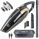 rimplox Aspirabriciole e Aspirapolvere Auto 100W | Forza Aspirante 5000PA | Senza Fili con Accessori Auto | Aspirapolvere por