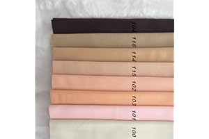 De Witte Engel Bambola Jersey Skin Tessuto Colorato Fai da Te Viso e Corpo Bambola 25 * 80 cm (Beige Chiaro 116)