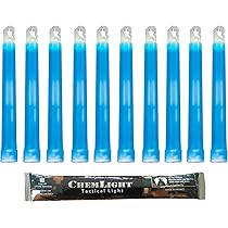 Bâton lumineux Mil-Tec assortiment (x10), signalisation immédiate