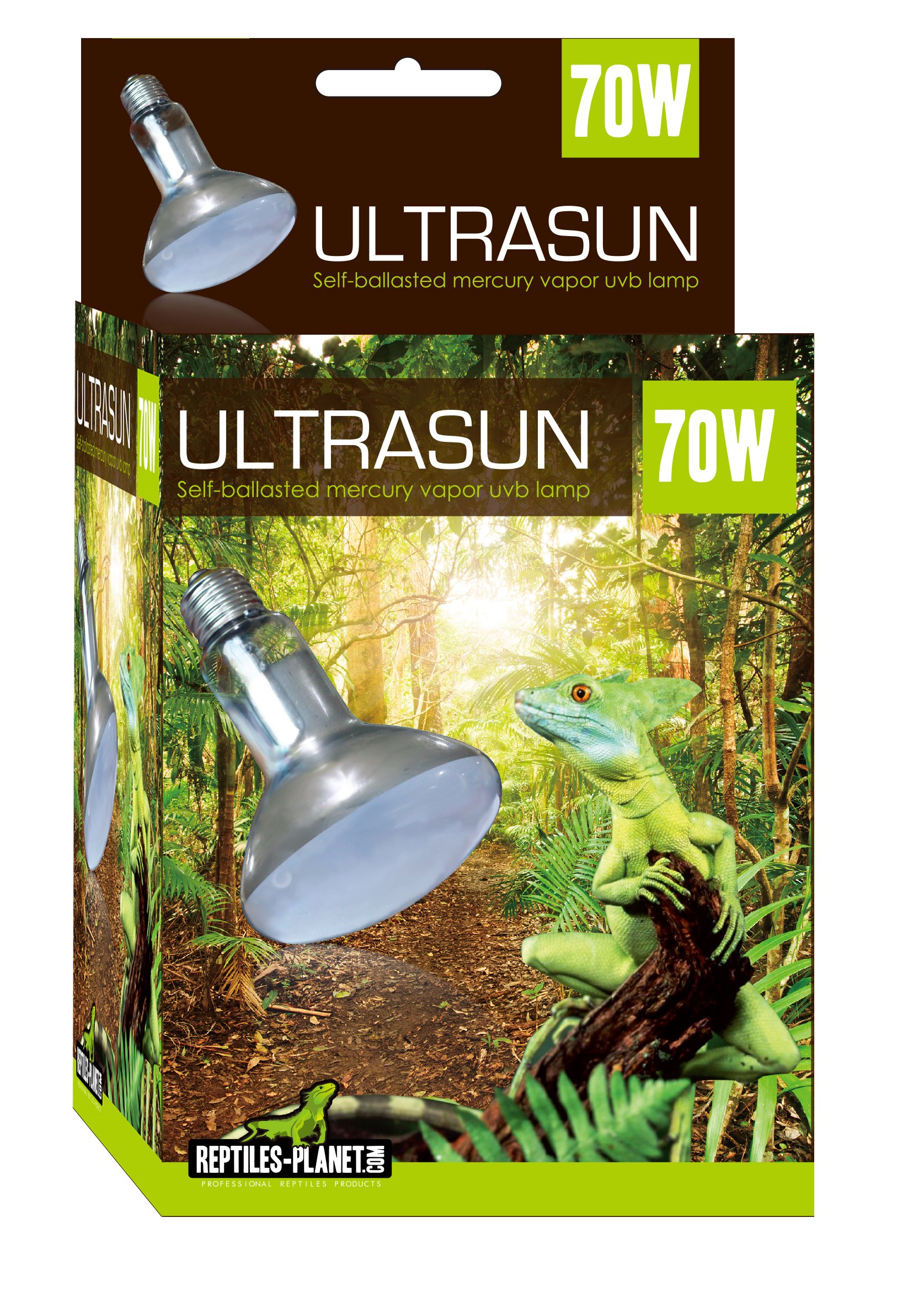Reptiles Planet Ultrasun Lampada per terrario, 70 W