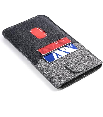 Dockem Provincial Einsteckhülle Für IPhone – Kunstleder, 2 Kartenfächer, Braun, Für 6,1/6,3 Zoll Modelle
