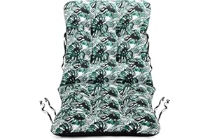 Superkissen24. Sun Lounger Cushion Seat Pad - 48x96 cm - Seat cover for Sunbeds, Garden Chairs, Loungers, Seatings - Outdoor/Indoor Relaxer Chair Pillow - Waterproof - Exotic