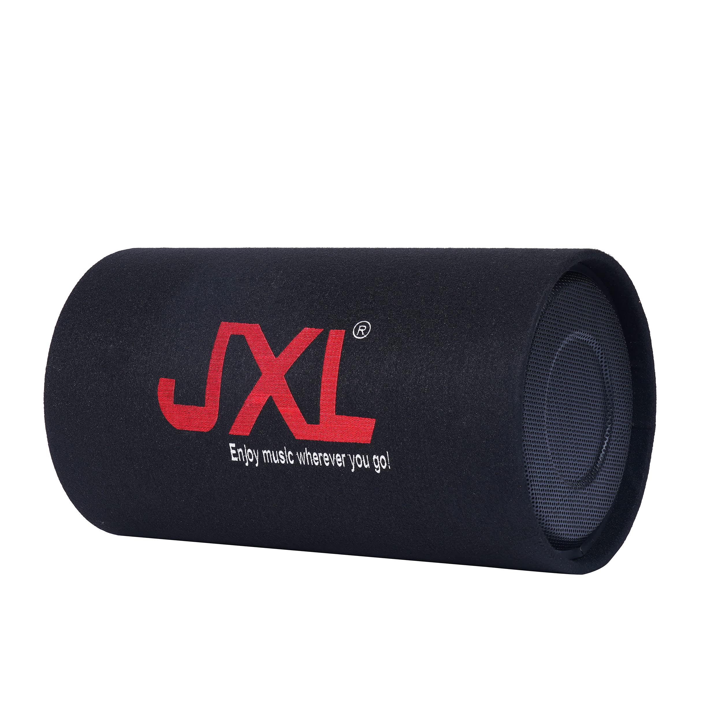 JXL 1280 12 Inch Active Bass Tube Subwoofer with Imported Amplifier 6500W (Black/Round)