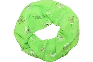 thb Richter Loopschal Rundschal mit Pusteblume Muster Schlauchschal Schals Halstuch Loop Natur Pusteblumen Blumen Print Aufdruck