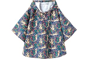 QIKADO Ponchos Impermeables Lluvia Niños Unisexo 1-12 años