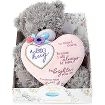 Me To You Tatty Teddy „Best Mummy“ Plüschbär – 15 Cm, Mit Geschenksockel, Für Muttertag