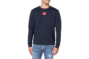 HUGO Herren Diragol212 Regular-Fit Sweatshirt aus Baumwoll-Terry mit Logo-Etikett