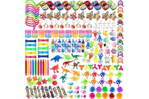 Lubibi Party Bag Fillers For Kids Unisex，200 PCS Fidget Toys Party Supplies，Party Favors Toys Gift For Kids Birthday Party Goody Bag Box Pinata Stocking Fillers Game Prizes, Classroom Rewards