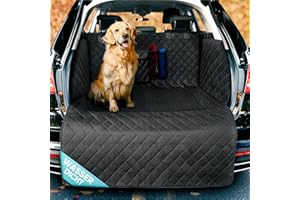 HELDENWERK Osłona bagażnika dla psa, pikowana, z osłoną boczną i progu bagażnika, wodoszczelna i odporna na zarysowania, uniwersalna mata ochronna do bagażnika dla psów