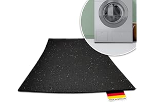 PIKKI® Waschmaschinenunterlage - Antivibrationsmatte - Schwingungsdämpfer - Antirutschmatte - Gummimatte in vielen bereichen anwendbar! (60 cm x 60 cm cm x 1 cm)